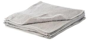 Grey Face Cloth Soft Cotton Royal Egyptian Flannel 30x30cm - 500 GSM