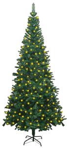 Artificial Pre-lit Christmas Tree L 240 cm Green
