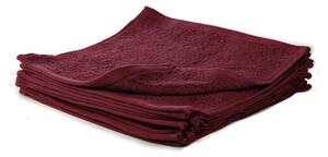 Wine Face Cloth Soft Cotton Royal Egyptian Flannel 30x30cm - 500 GSM