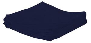 Navy Blue Face Cloth Soft Cotton Royal Egyptian Flannel 30x30cm - 500 GSM