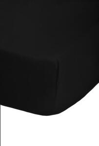 Single - Black Fitted Sheets Easy Care 68 Pick Polycotton