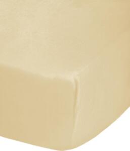 Single - Cream Fitted Sheets Easy Care 68 Pick Polycotton