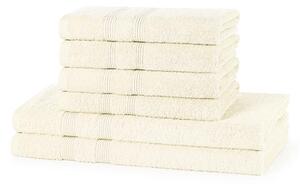 6 Piece 500GSM Towel Bale - 4 Hand Towels, 2 Bath Towels