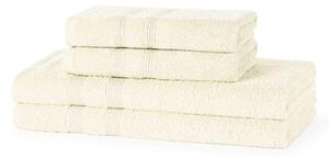 4 Piece 500GSM Towel Bale - 2 Hand Towels, 2 Bath Towels