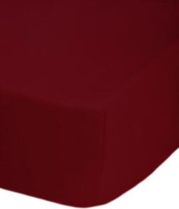 Single - Maroon Wine Fitted Sheets Easy Care 68 Pick Polycotton