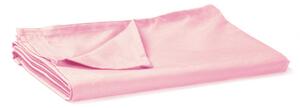 Super King - Light Baby Pink Flat Sheets Easy Care 68 Pick Polycotton 269x295cm
