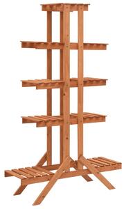 Plant Stand 83x25x132 cm Solid Firwood