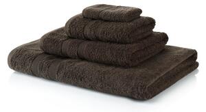 12 Piece Chocolate Brown Towel Bale 500 GSM - 4 Face Cloths, 4 Hand Towels, 2 Bath Towels, 2 Bath Sheets