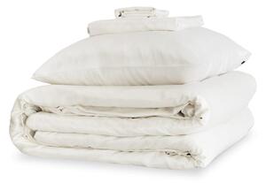 Mayfairsilk Ivory Silk Duvet Set - Single / Standard Pillowcases