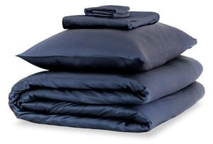 Mayfairsilk Midnight Blue Silk Duvet Set - Double / Standard Pillowcases