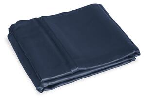Mayfairsilk Midnight Blue Pure Silk Flat Sheet - Double