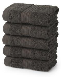 Egyptian Collection 700 gsm Chocolate Brown Face Cloths - Box of 120