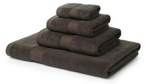 4 Piece Chocolate Brown Towel Bale 700GSM - 2 Hand Towels, 2 Bath Towels