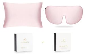 MayfairSilk Precious Pink Silk Sleep Gift Set - Standard Pillowcase