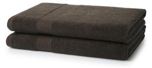 Egyptian Collection 700 gsm Chocolate Brown Bath Sheets - Pack of 4