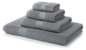 6 Piece Silver Towel Bale 700GSM - 2 Face Cloths, 2 Hand Towels, 2 Bath Towels
