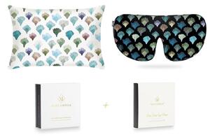 Mayfairsilk Aqua Fans Pure Silk Sleep Gift Set - Standard Pillowcase