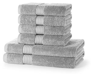 6 Piece 700GSM Towel Bale - 4 Hand Towels, 2 Bath Towels