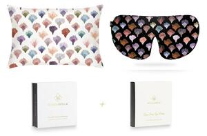 Mayfairsilk Coral Fans Pure Silk Sleep Gift Set - Standard Pillowcase