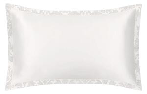 Mayfairsilk Ivory and Damask Oxford Pure Silk Pillowcase - Standard