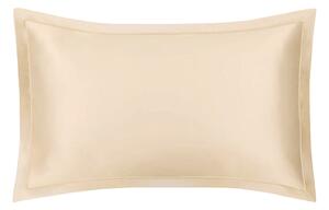 Mayfairsilk Champagne Oxford Pure Silk Pillowcase - UK Standard | US Queen