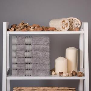 700 GSM Ultimate Bamboo Light Grey Face Cloths - Pack of 12 (33cm x 33cm)