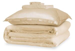 Mayfairsilk Champagne Oxford Silk Duvet Set - Double / Standard Pillowcases