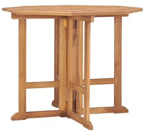 Folding Garden Dining Table 90x90x75 cm Solid Teak Wood