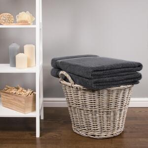 700 GSM Ultimate Bamboo Charcoal Bath Sheet - Single Piece(97cm x 150cm)Charcoal