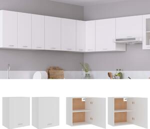 Hanging Cabinet Lyons 2 pcs White 50x31x60 cm Engineered Wood
