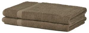 Clearance 500 GSM Dark Brown Bath Sheet - 100x150cm