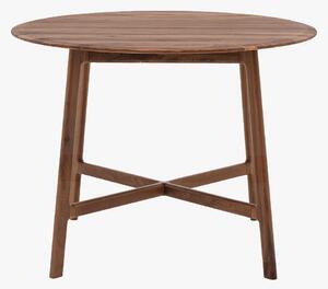Menorca Walnut Round Dining table