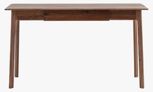 Menorca Walnut One Drawer Desk