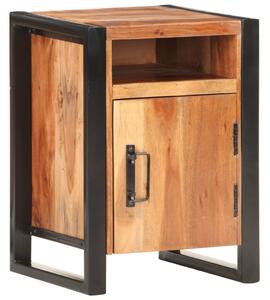 Bedside Cabinet 40x35x55cm Solid Acacia Wood in Sheesham Finish
