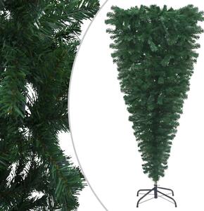 Upside-down Artificial Pre-lit Christmas Tree with Ball Set 150 cm