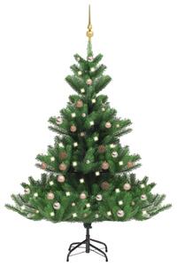 Nordmann Fir Artificial Christmas Tree LED&Ball Set Green 120cm