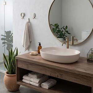Countertop Basin Rea CLEO 61 BEIGE MATT