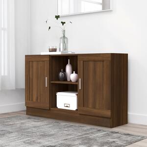 Sideboard Brown Oak 120x30.5x70 cm Engineered Wood