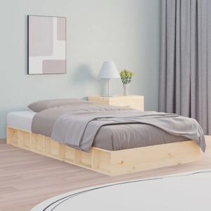Bed Frame 90x200 cm Solid Wood