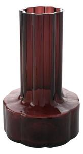 Hestia Glass Burgundy Vase