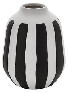 Hestia Handpainted Striped Ceramic Vase