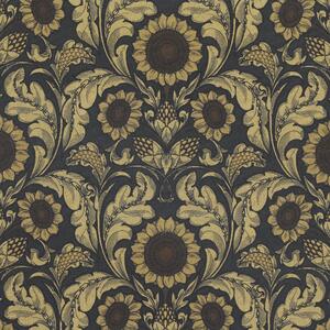 HOUSE Llewelyn-Bowen Sunny Side Up Printed Fabric Midnight