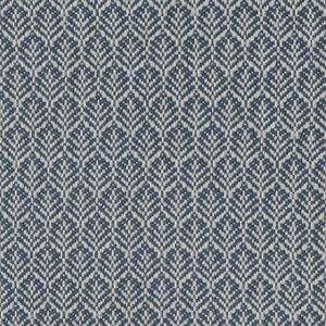 HOUSE Llewelyn-Bowen Oak Leaf Woven Fabric Cornflower