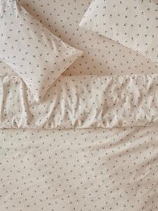Dusk Blue Posy Bud Linen Blend Duvet Cover | Single | Piglet in Bed