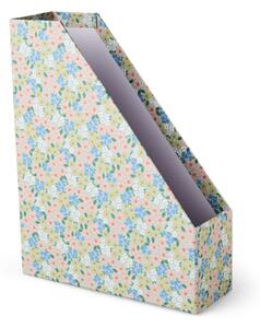 Magazine holder - Cardboard. 32 x 25 x 8.5 cm. - Milky Green - Søstrene Grene