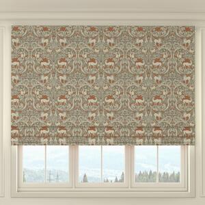 HOUSE Llewelyn-Bowen Menagerie Artois Printed Made To Measure Roman Blind Scarlet