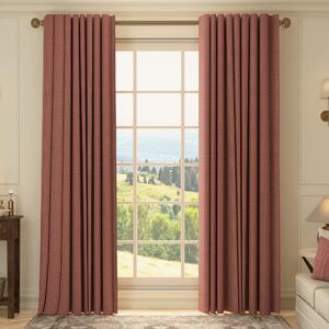 HOUSE Llewelyn-Bowen Oak Leaf Made To Measure Curtains Paprika