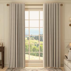 HOUSE Llewelyn-Bowen Oak Leaf Made To Measure Curtains Chalk