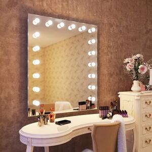 Diamond X Wallmount Hollywood Makeup Mirror with Dimmable LED A92