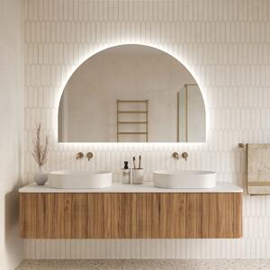 Joanna Arch Backlit Mirror w/ShaverSocket,Demist &Sensor 1250mmx1000mm